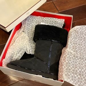Coach winter boots